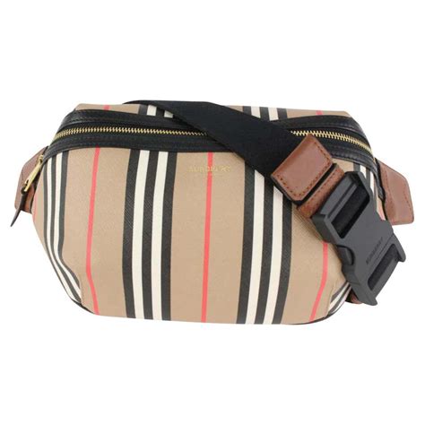 burberry check fanny pack|Burberry fanny pack used.